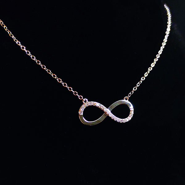 Premium Infinity Necklace with Austrian CZ